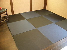 縁無し畳(和紙表・清流12)・施工例
